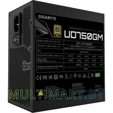 Блок питания Gigabyte UD750GM картинка 4